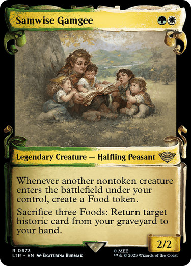 Samwise Gamgee (Showcase Scrolls) (LTR-673) - The Lord of the Rings: Tales of Middle-earth: (Showcase)