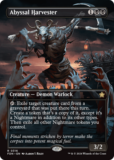 Abyssal Harvester (Borderless) (FDN-316) - Foundations (Borderless)