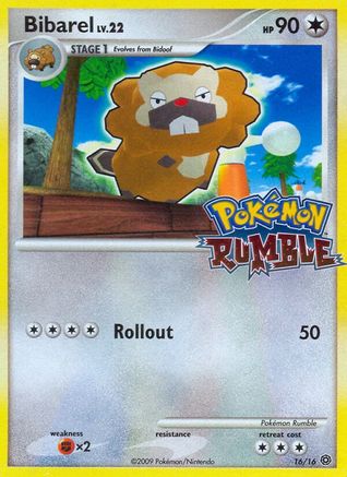 Bibarel 16/16 - Rumble