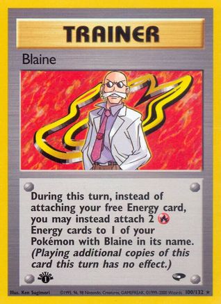 Blaine (100) 100/132 - Gym Challenge 1st Edition