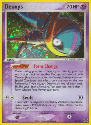 Deoxys (Speed Forme)/106 - Emerald Reverse Holofoil