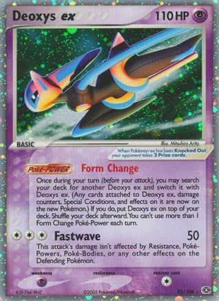 Deoxys ex (Speed Forme) 93/106 - Emerald