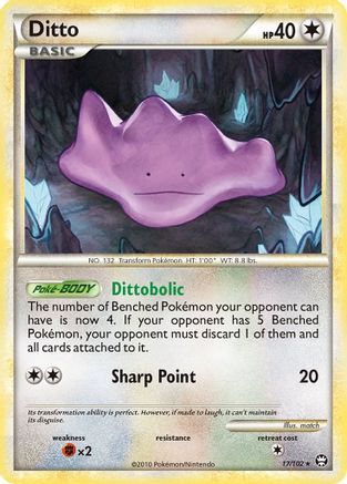 Ditto/102 - Triumphant Reverse Holofoil