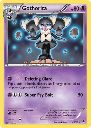 Gothorita (46)/98 - Emerging Powers Reverse Holofoil