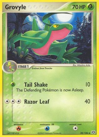 Grovyle/106 - Emerald Reverse Holofoil