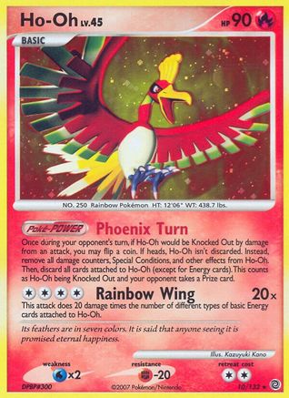 Ho-Oh/132 - Secret Wonders Holofoil
