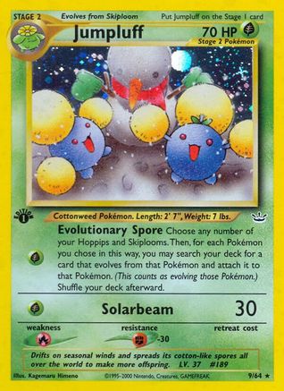 Jumpluff/64 - Neo Revelation 1st Edition Holofoil