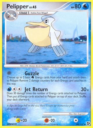 Pelipper/106 - Great Encounters Reverse Holofoil