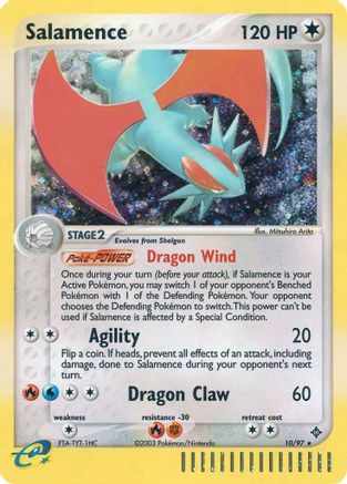 Salamence - 10/97/97 - Dragon Holofoil