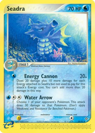 Seadra - 39/97/97 - Dragon Reverse Holofoil