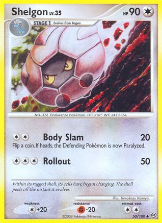 Shelgon 50/100 - Stormfront Reverse Holofoil