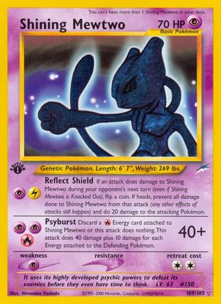 Shining Mewtwo/105 - Neo Destiny 1st Edition Holofoil