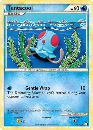 Tentacool 80/102 - Triumphant Reverse Holofoil