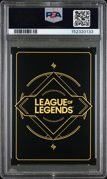 2025 RIFTBOUND: LEAGUE OF LEGENDS OGN-ORIGINS #310 SETT OVERNUMBER PSA 10