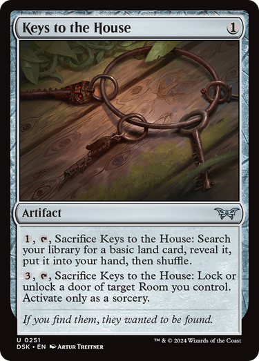 Keys to the House (DSK-251) - Duskmourn: House of Horror Foil