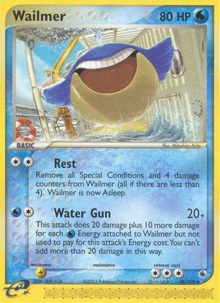 Wailmer 48/109 - Ruby and Sapphire Reverse Holofoil