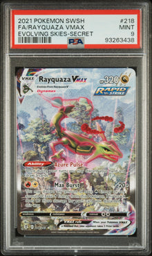 Rayquaza Vmax Alt Art #218 PSA 9