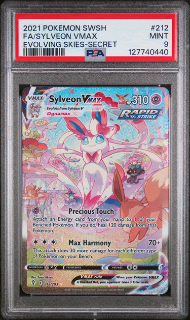 Sylveon Vmax Alt Art #212 PSA 9
