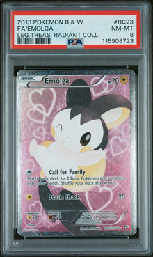 Emolga RC23 Radiant Collection PSA 8