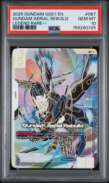 Gundam Aerial Rebuild Legend Rare++ #067 PSA 10