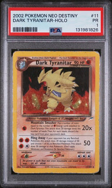 Dark Tyranitar Holo #11 PSA 1