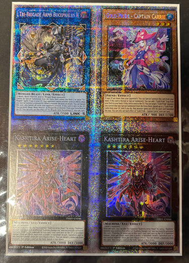 [Consignment] Uncut Starlight Sheet Yugioh