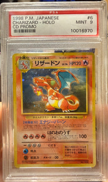 Charizard Holo CD Promo JPN #6 PSA 9