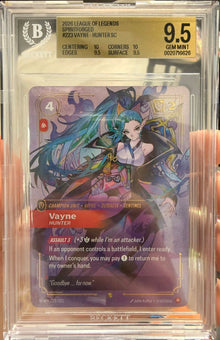 2026 Riftbound: League of Legends TCG Spiritforged Vayne - Hunter SC BGS 9.5