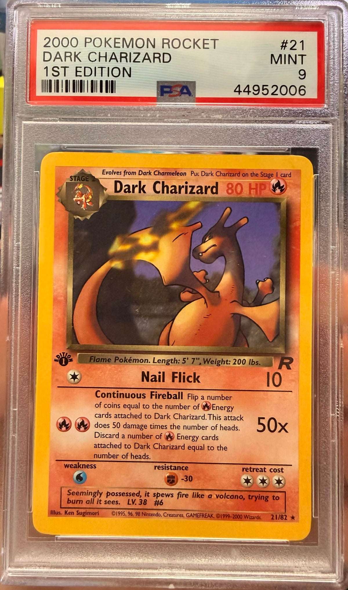 1995 dark charizard pokemon card value 1st Ed. #21 PSA 9 – Derpy Cards Release_Aetherdrift favorite character TCCG 9.5 PSA 10 Pack:Single