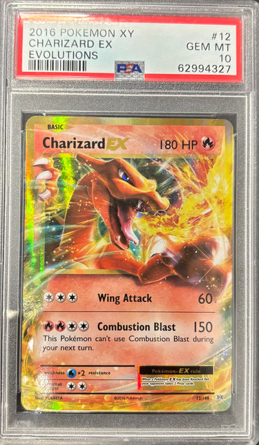 Charizard Ex 12/108 PSA 10