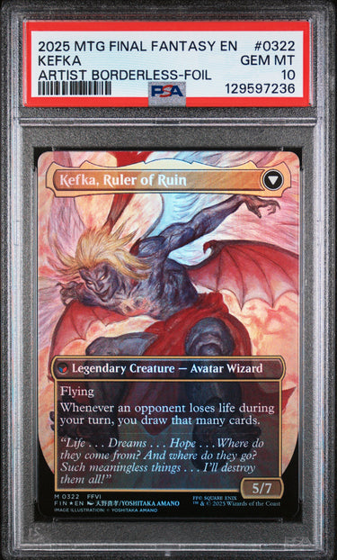 Kefka, Court Mage 0322 PSA 10 ( Error )