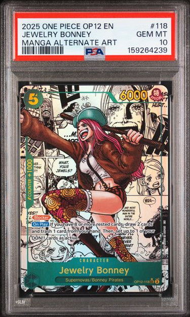 Jewelry Bonney Manga #118 PSA 10