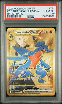 Cynthia's Garchomp ex Hyper Rare #241 PSA 10