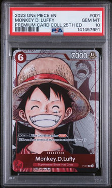 2023 ONE PIECE PREMIUM CARD COLLECTION 25TH EDITION #001 MONKEY D. LUFFY