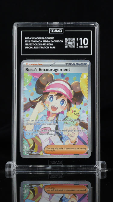 Rosa's Encouragement Perfect Order 123/088 Special Illustration Rare TAG 10