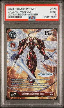 Digimon Promo Gallantmon Ultimate Cup - Winner PSA 9