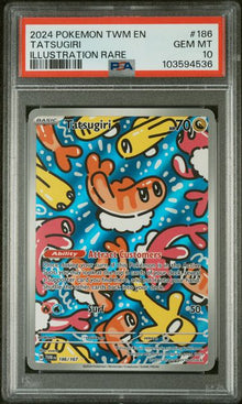 Tatsugiri Illustration Rare #186 PSA 10
