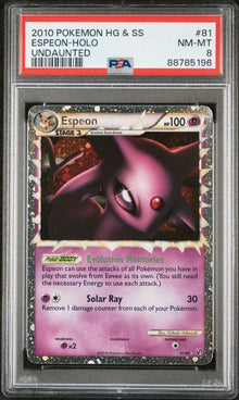 Espeon 81/90 #81 PSA 8
