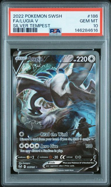 Lugia V #186 PSA 10