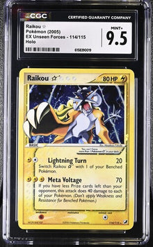 Raikou Gold Star #114 CGC 9.5