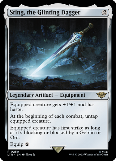 Sting, the Glinting Dagger (LTR-250) - The Lord of the Rings: Tales of Middle-earth