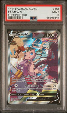 Mew V Fusion Strike Alt Art #251 PSA 9