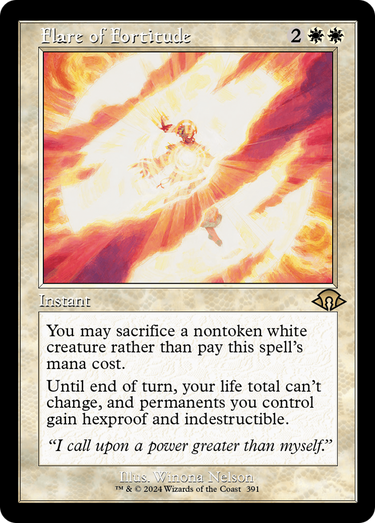 Flare of Fortitude (Retro Frame) (MH3-391) - Modern Horizons 3