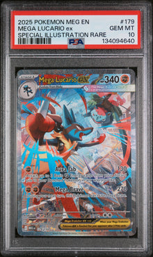 Mega Lucario ex Special Illustration Rare #179 PSA 10