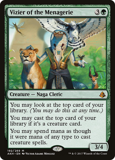 Vizier of the Menagerie (AKH-192) - Amonkhet Foil
