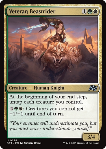 Veteran Beastrider (DFT-226) - Aetherdrift Foil