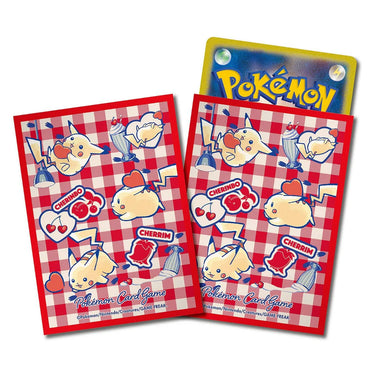 Pokemon TCG: Pokemon Center Japan Exclusive Card Sleeves - Premium Gloss Pikachu Heart (64-Pack) - Pokemon International Card Sleeves