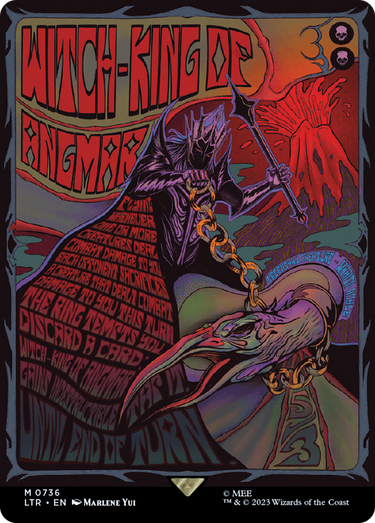 Witch-king of Angmar (Borderless Poster) (LTR-736) - The Lord of the Rings: Tales of Middle-earth (Borderless) Foil