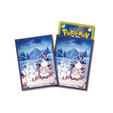 Pokemon TCG: Pokemon Center Japan Exclusive Card Sleeves - Premium Gloss Vulpix & Zorua (64-Pack) - Pokemon International Card Sleeves