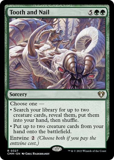 Tooth and Nail (CMM-327) - Commander Masters